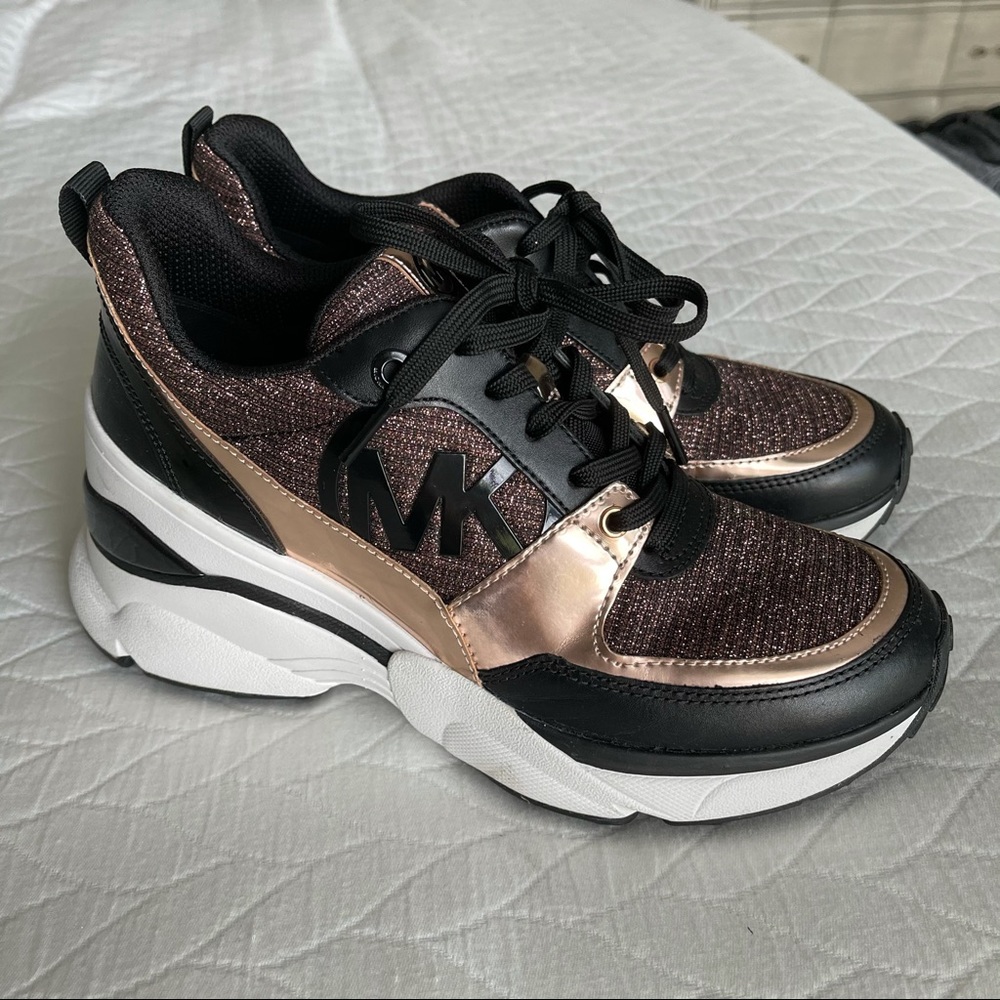 MICHAEL Michael Kors Mickey Trainers 9 Rose Gold